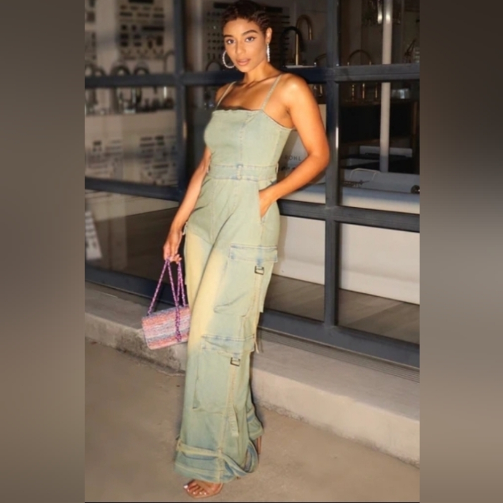 That Cargo Jumpsuit Sandwashed